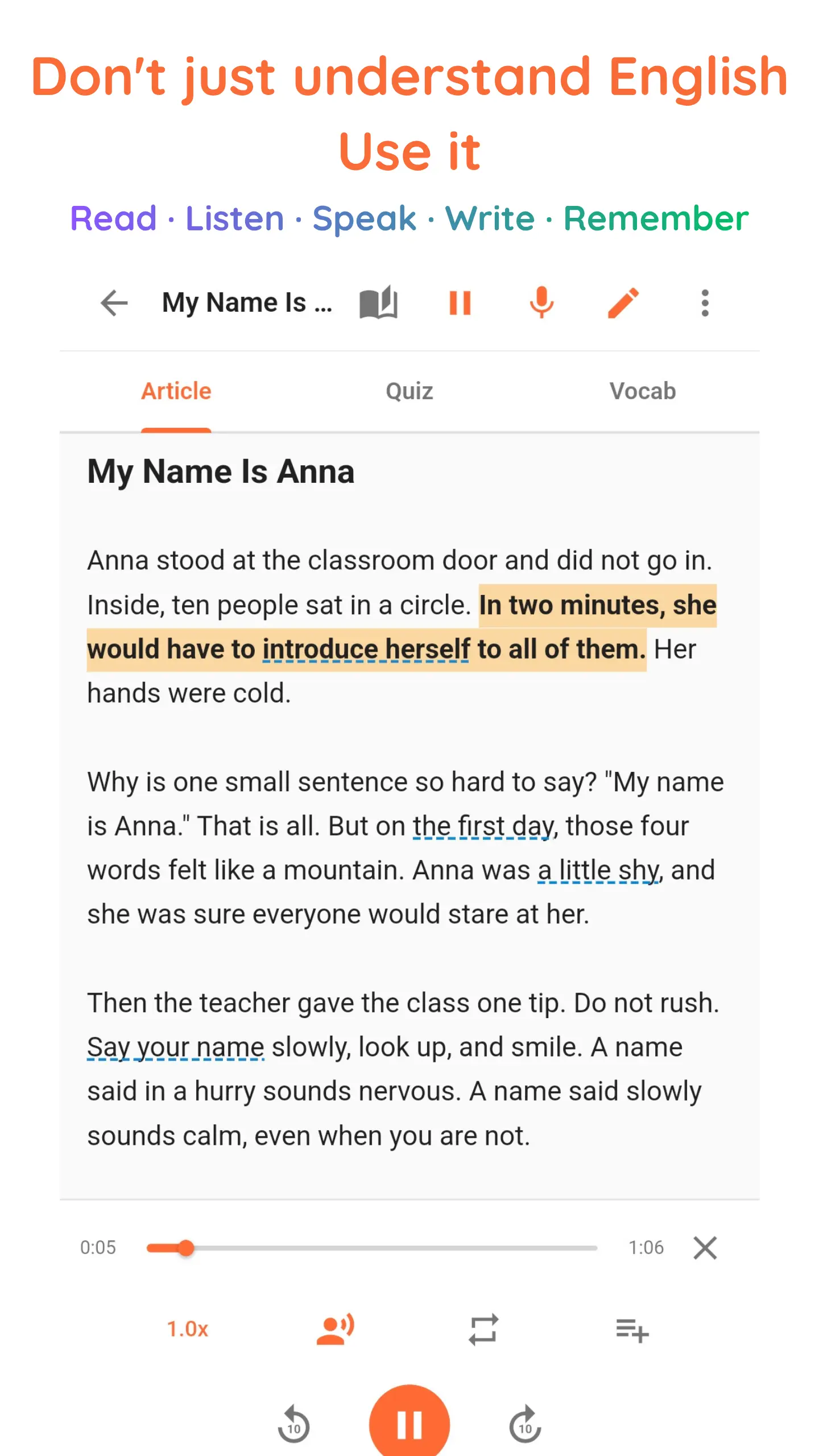 ReadSmart app screenshot 1